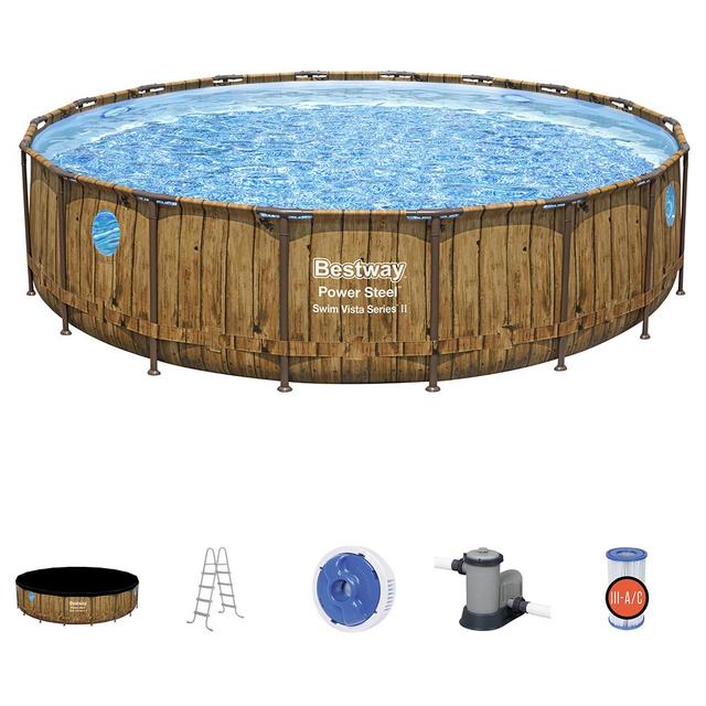 Bestway - Powersteel Vista Pool Set - 23062L - Brown