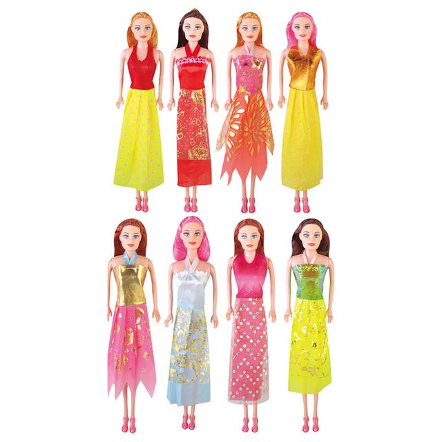 Power Joy - Leila Fashion Doll Pack of 4 - Assorted 1pc