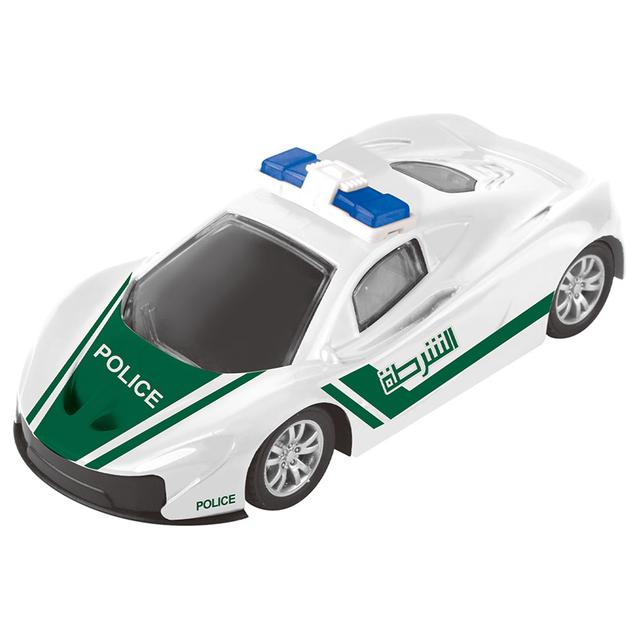 Power Joy - Vroom Vroom Diecast Police Car - White