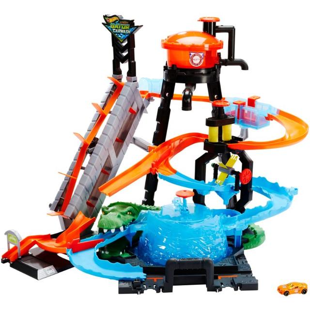 Hot Wheels Color Shifters Ultimate Gator Carwash Playset