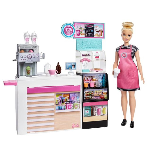 Barbie - Coffee Shop With Doll Playset