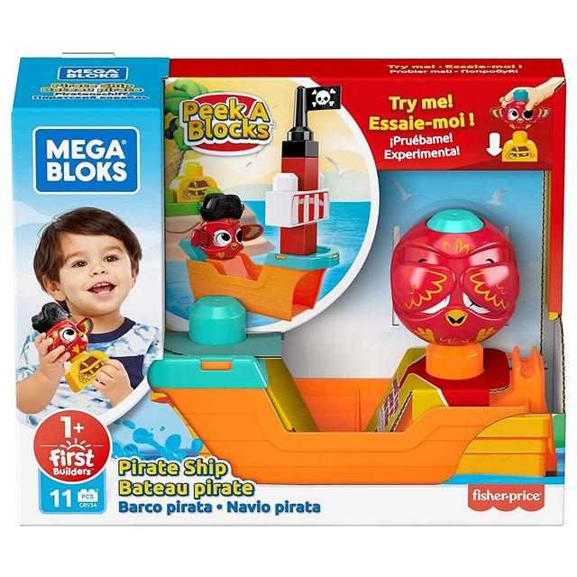 Mega Bloks - Peek A Blocks Pirate Ship