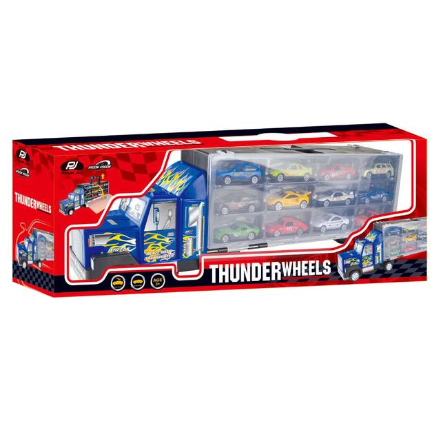 Power Joy - V.Vroom Die Cast Thunder Wheels 12pcs - Assorted