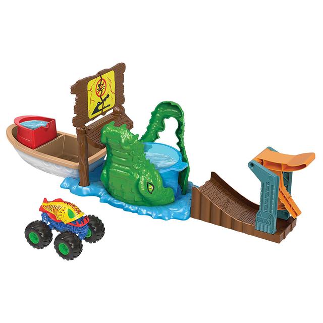 Hot Wheels - Monster Trucks Swamp Chomp Playset