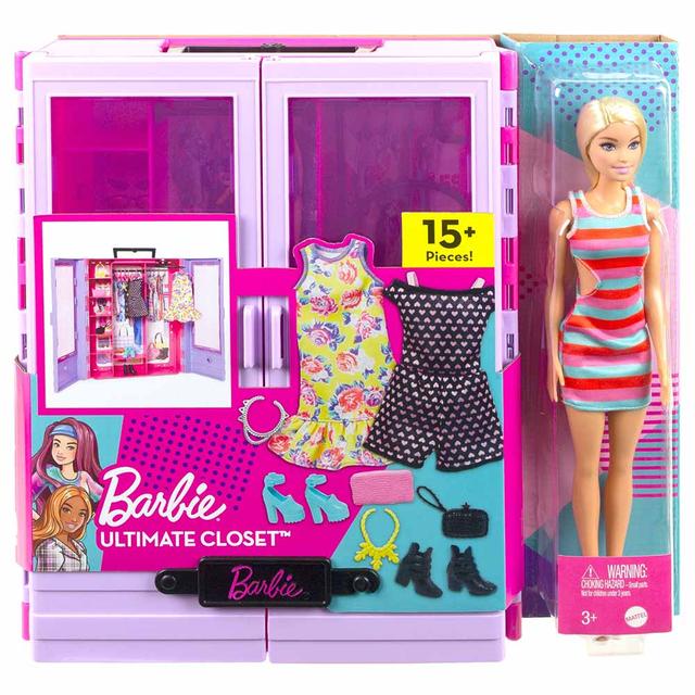 Mattel - Barbie Fashionistas Ultimate Closet Doll & Accessory