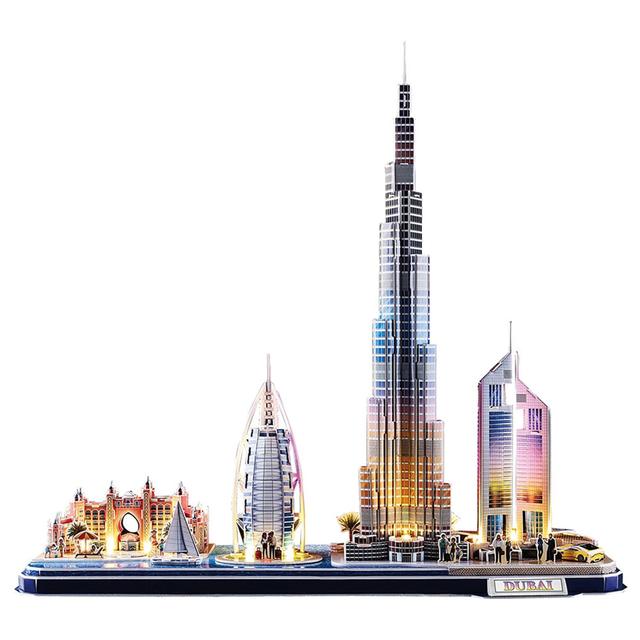 CubicFun - 3D Puzzle LED City Line 182pc