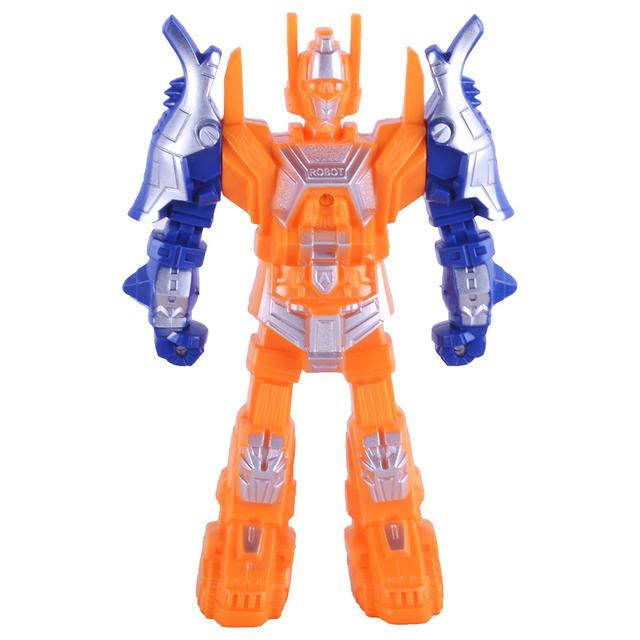 Power Joy - Everyday Toy Robot W/ Light - Orange/Blue