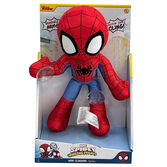 Spiderman - Spidey N Friends Little Plush Web Clingers - 9-Inch