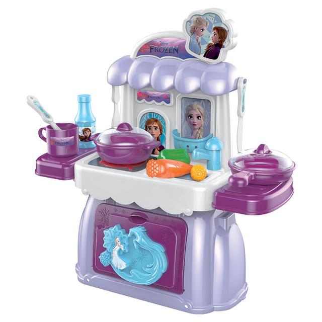 Disney - 2-In-1 Frozen Kitchen Table Playset Light - 26pcs