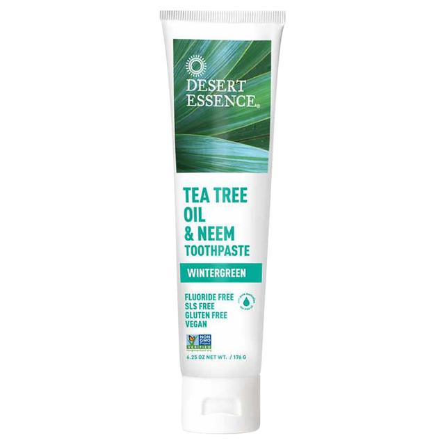 Desert Essence - Natural Tea Tree Oil & Neem Toothpaste 176g