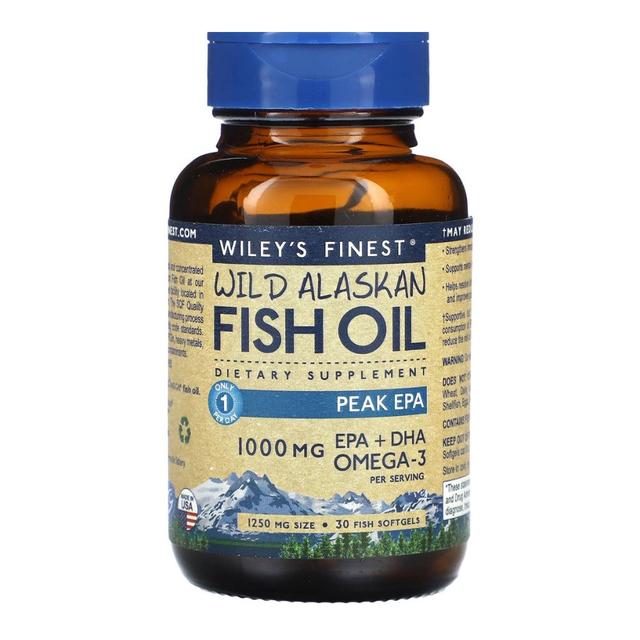 Wiley's Finest - Peak EPA Softgels Fish Oil Dietary Supplement - 30's