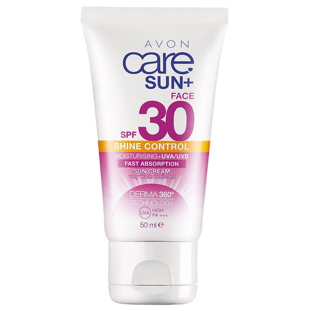 Avon Care - Sun+ SPF 30 Shine Control Facial Sun Cream - 50 ml