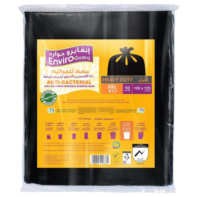 Enviro Guard - Anti Bacterial Bio-Deg Garbage Bags - 105 X 125 cm