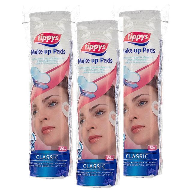 Tippys - Classic Make Up Pads - Pack of 3