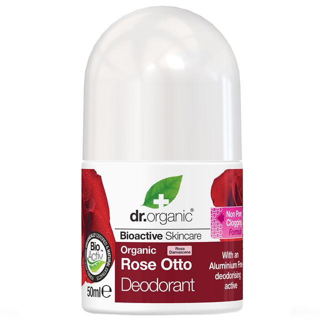 Dr Organic Rose Otto Roll On Deodorant 50ml