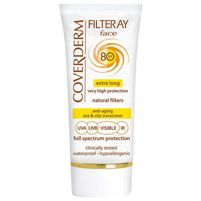 Coverderm - Filteray Face Spf 80 (Soft Brown)