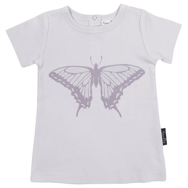 Aster & Oak - Butterfly Print Tee Lavender