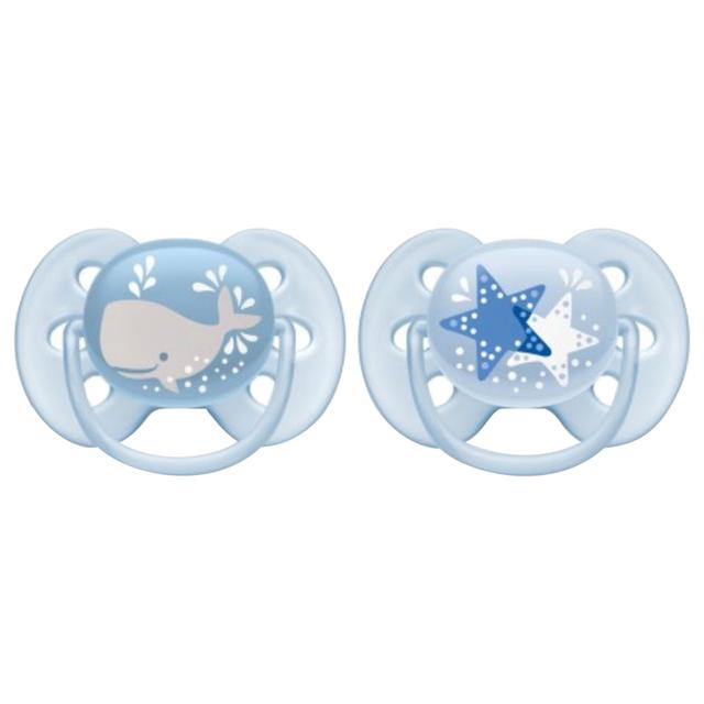 Philips Avent - Ultra Soft Soother 6-18M - Pack of 2 - Blue