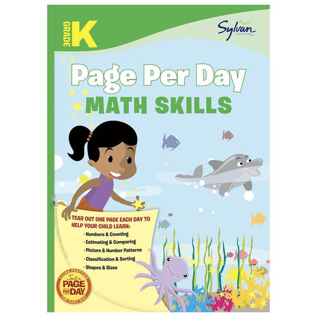 Kindergarten Page Per Day: Math Skills