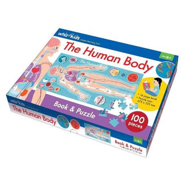 Whiz Kids Book & Puzzle - Human Body