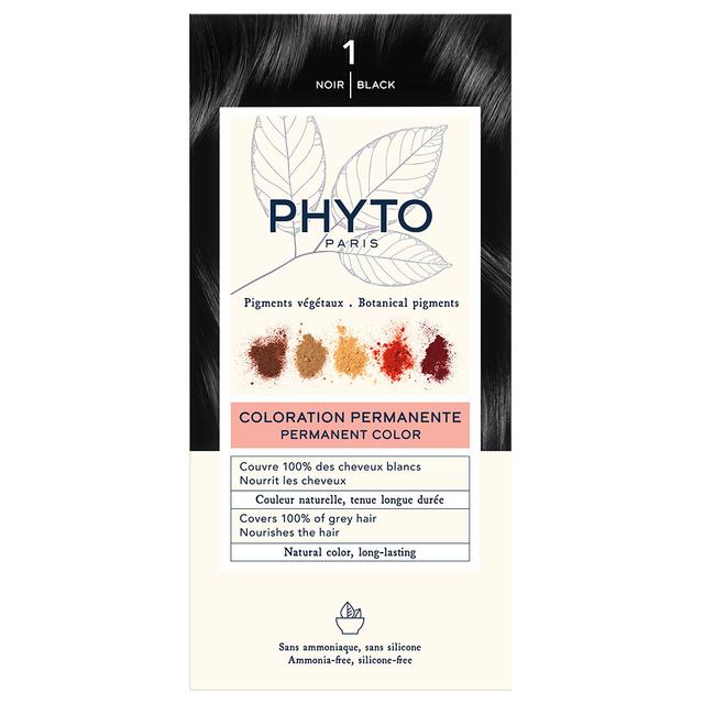 Phyto - Phytocolor 1 Black Permanent Hair Coloring