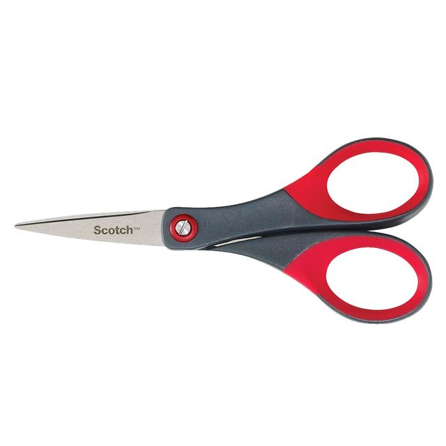 3M - Scotch Precision Scissor 6" - Grey & Red