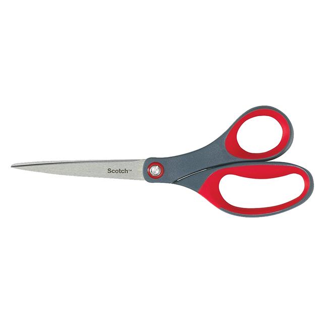 3M - Scotch Precision Scissor 8" - Grey & Red