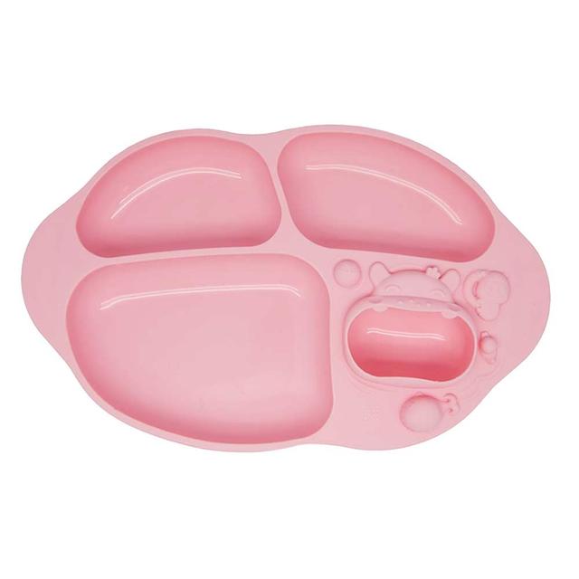 Marcus & Marcus - Silicone Yummy Dips Suction Divided Plate- Pokey