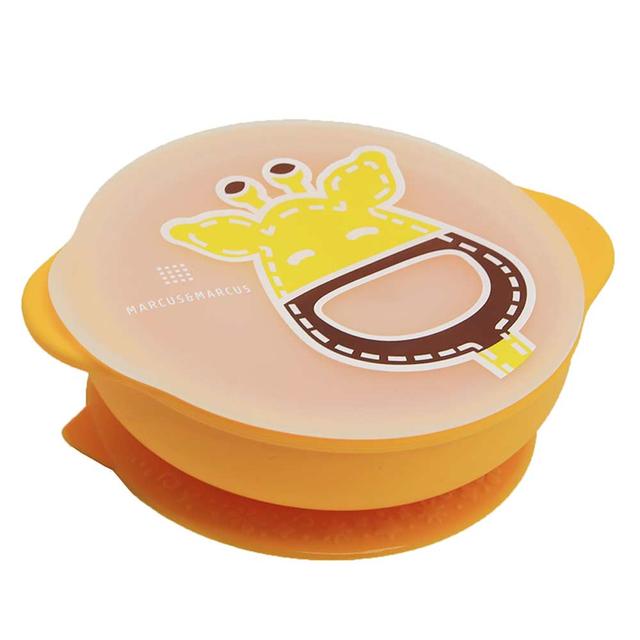 Marcus & Marcus - Silicone Suction Bowl With Lid - Lola