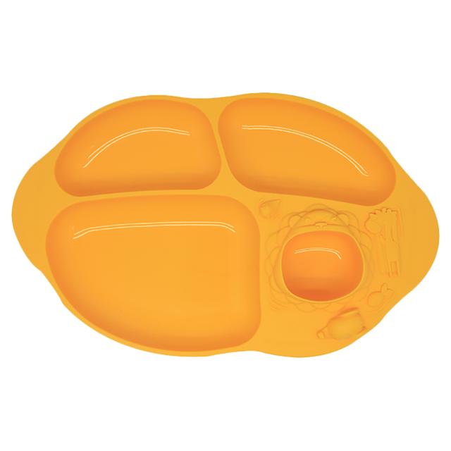 Marcus & Marcus - Silicone Yummy Dips Suction Divided Plate - Lola