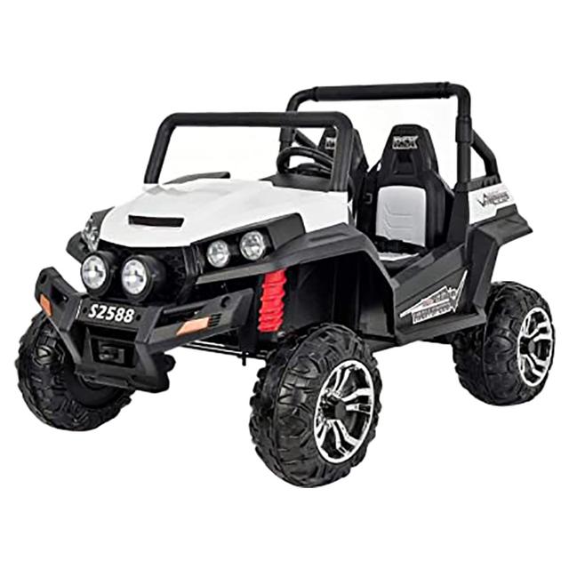 Amsham - 12V Desert 4X4 Ride On Car - White