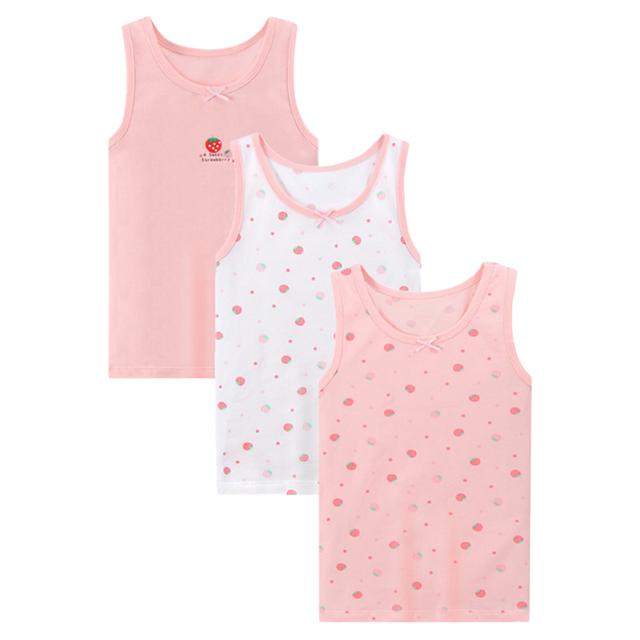 Sugar Rush - Strawberry Printed Vests Pack Of 3_2-9y