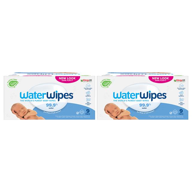 WaterWipes - Original Plastic Free Baby Wipes Pack of 18 - 1080pcs