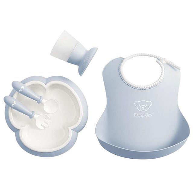 BABYBJORN - Baby Dinner Set - Powder Blue