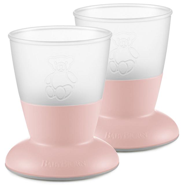 BABYBJORN - Pack of 2 Baby Cup - Powder Pink