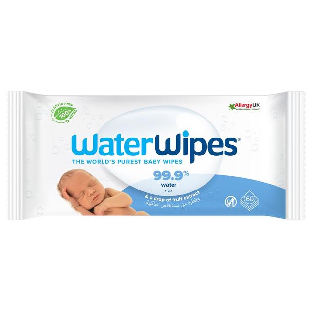 Waterwipes - Original Plastic Free Wet Wipes - 60pcs