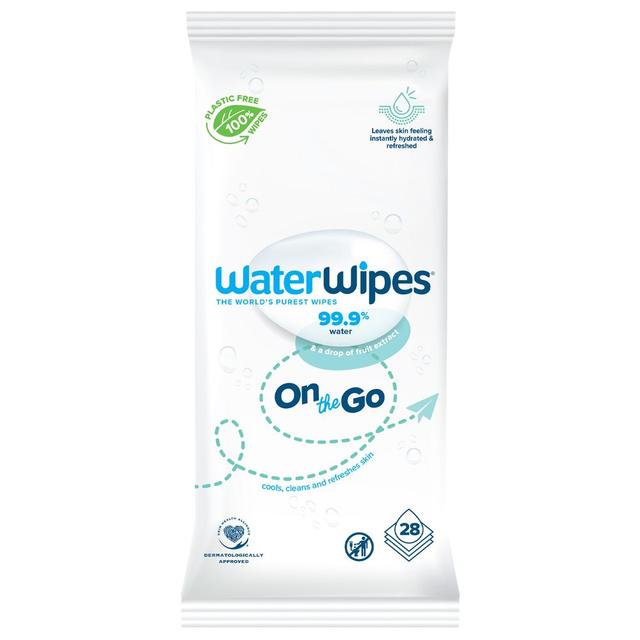 Waterwipes - Plastic Free On The Go Wet Wipes - 28pcs