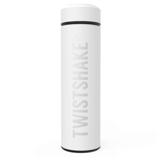 Twistshake - Hot or Cold Bottle 420ml - White