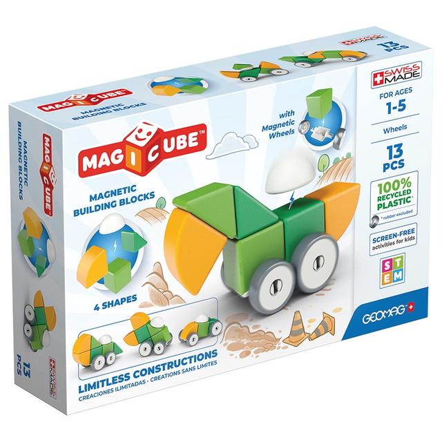 Geomag - Magicube 4 Shapes Recycled Wheels 13pcs