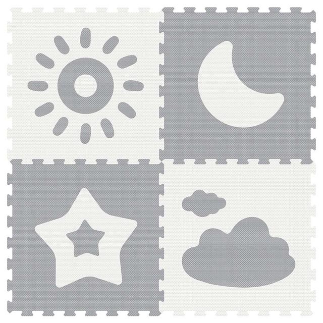 Sunta - Weather Series Classic Puzzle Mat 4pc - Grey