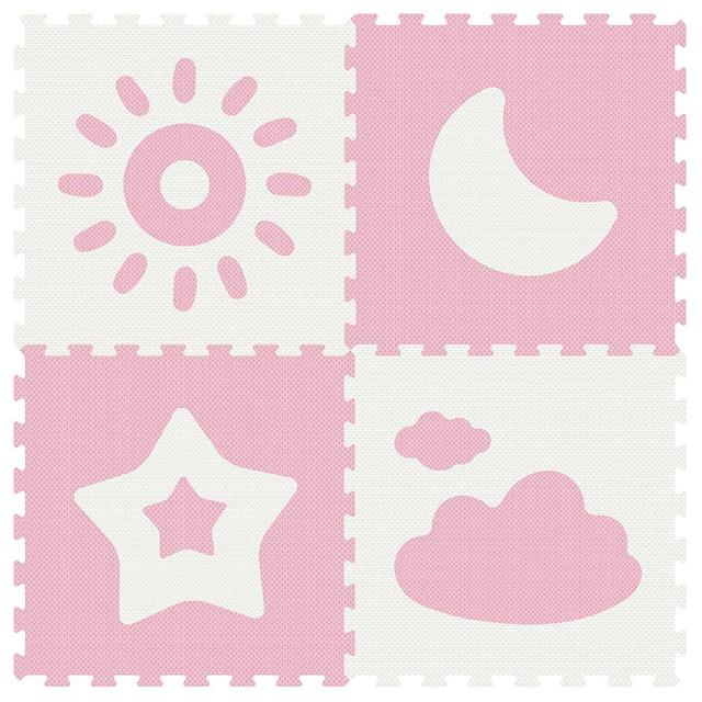 Sunta - Weather Series Classic Puzzle Mat 4pc - Pink