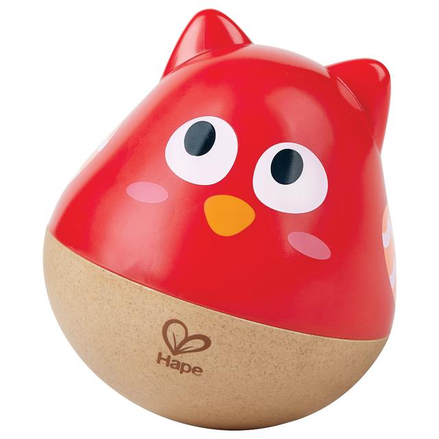 Hape - Owl Musical Wobbler - Red