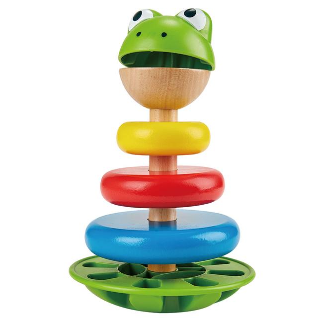 Hape - Mr. Frog Sensory Stacking Rings