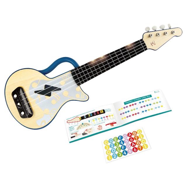 Hape - Learn With Lights Ukulele - Blue 