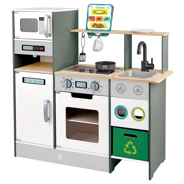 Hape - Cook 'N Serve Kitchen & Fan Fryer - Kitchen Playset