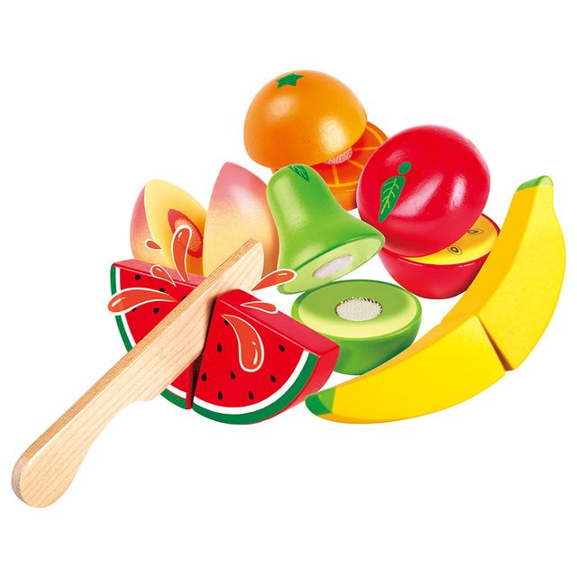 Hape - Farm Shop Fruit Wooden Playset - 7pcs