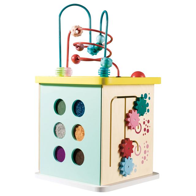 Hape - Multi-Activity Wooden Play Cube Educational Toy