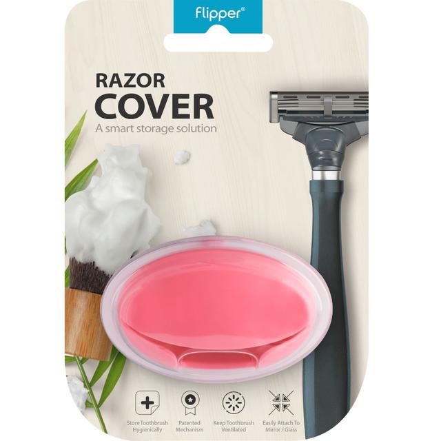 Flipper - Mizo Hygienic Razor Cover W/ Suction Cups - Pink 