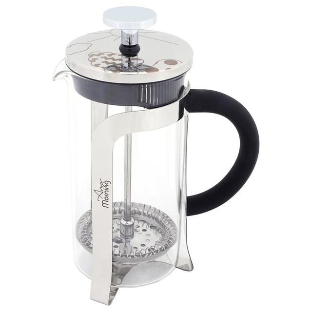 Any Morning - FY450 French Press Coffee and Tea Maker 350ml - Clear