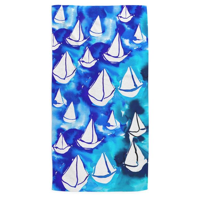 BiggDesign - Anemoss Sailing Pattern Beach Towel